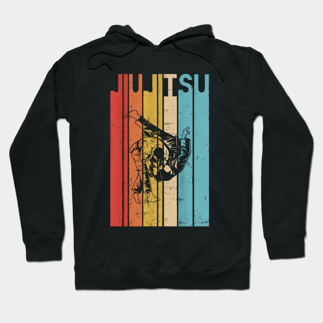 Jiu-Jitsu Vintage Hoodie by marcguada82.monster